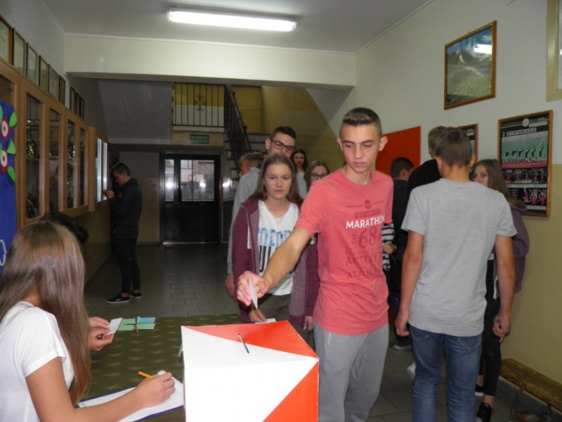 Wybory do rady samorządu uczniowskiego